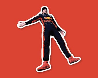 Max funny meme Sticker Formula One sticker Cute sticker for notebooks, water bottles, laptops - F1