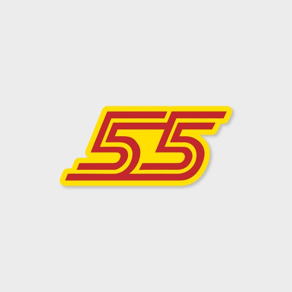 カルロス サインツ 55 F1 ステッカー フォーミュラ ワン モーター