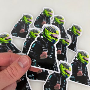 Lewis Hamilton F1 Celebration Sticker Formula One Motorsport