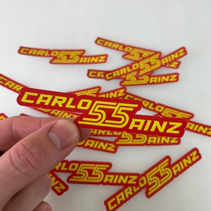 Carlos Sainz 55 F1 Sticker Formula One Motorsport