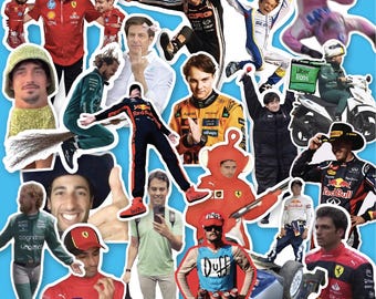 F1 Meme Bundle Sticker Pack Stickers F1 | bottle stickers laptop stickers F1 Stickers