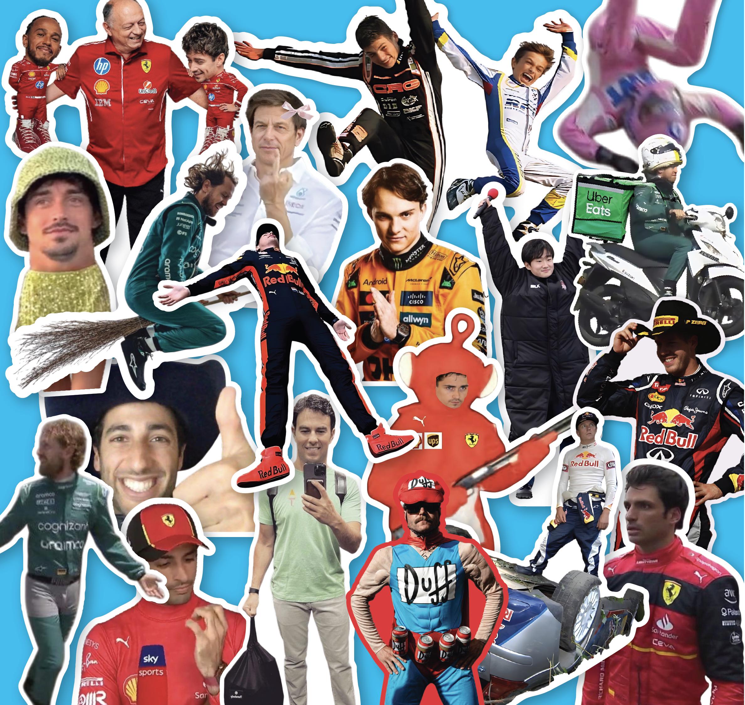 F1 Meme Bundle Sticker Pack Stickers F1 | Bottle Stickers Laptop Stickers F1  Stickers - Etsy