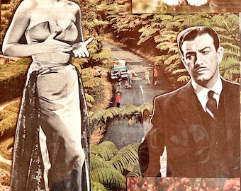 Vintage Collage. 30 Magazine and book page Illustrations for Junk journals, mixed media, altered art, collage, smash books and scrapbooking.