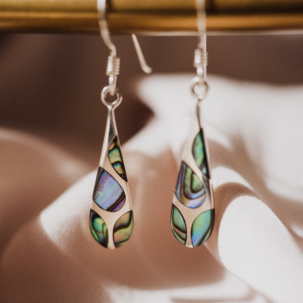 Boucles d’oreilles Abalone, Boucles d’oreilles minimalistes, Coffret cadeau