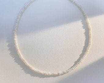 Basic Baroque Necklace,Baroque Pearl Necklace,14k Gold Filled,Irregular Pearl Choker Necklace,Freshwater Pearl Necklace ,Minimalist Jewelry