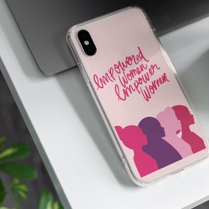 Empower Women, Empowered Women, Phone Case, Girl Case, Pink Phone Case, Women Power, PWR, Case, iPhone, Samsung, Feminine, Pink, Girly