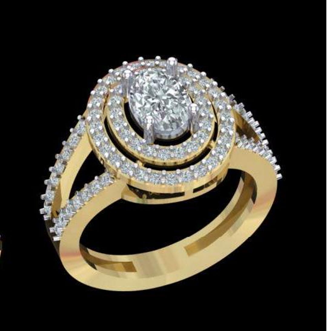 Diamond Engagement Ring-ethical Elegant Diamond Stackable Ring