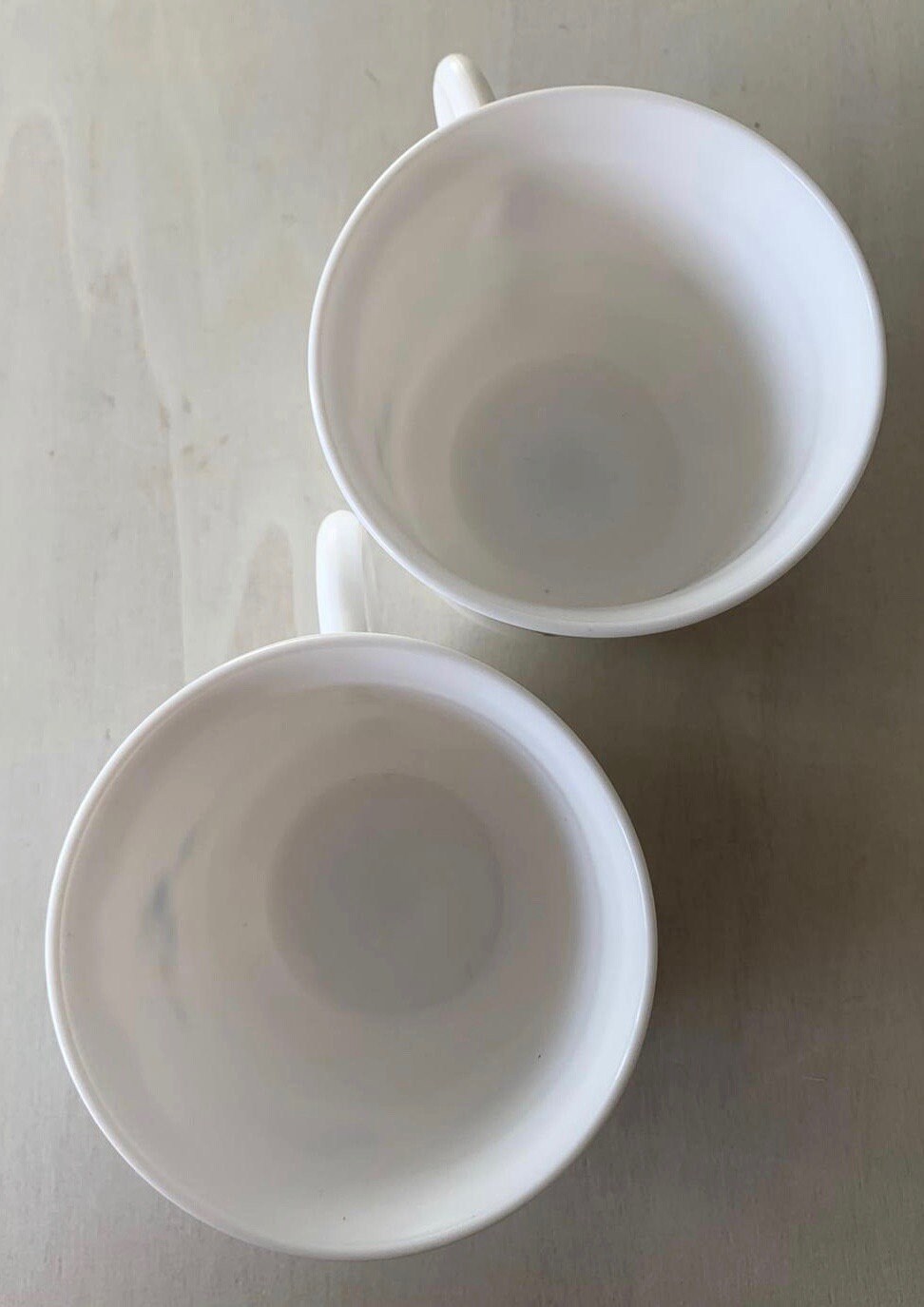 5 grandes tasses vintage arcopal, thé ou Chocolat, vaisselle anci