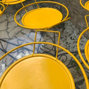 Otto supporti vintage per piatti di plastica o carta camping anni '80
