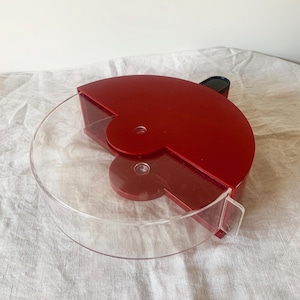 GUZZINI Vintage-Tortenständer Modell PAPILLON, Design Furio Minuti, 1980er Jahre, hergestellt in Italien