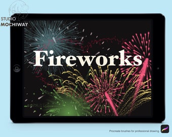 Fireworks 17 Procreate Brushes, Digital Art, Sparks Effect Pack, Night  Performance Deco Display, Firework Brush Set Graphic Stamp Supplies