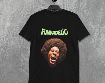 Funkadelic Free Your Mind T-Shirt Men Licensed Rock N Roll Music Band Tee Black