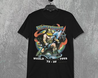 Vintage 70s Molly Hatchet World Tour Unisex T-Shirt, Disaster Tour Shirt