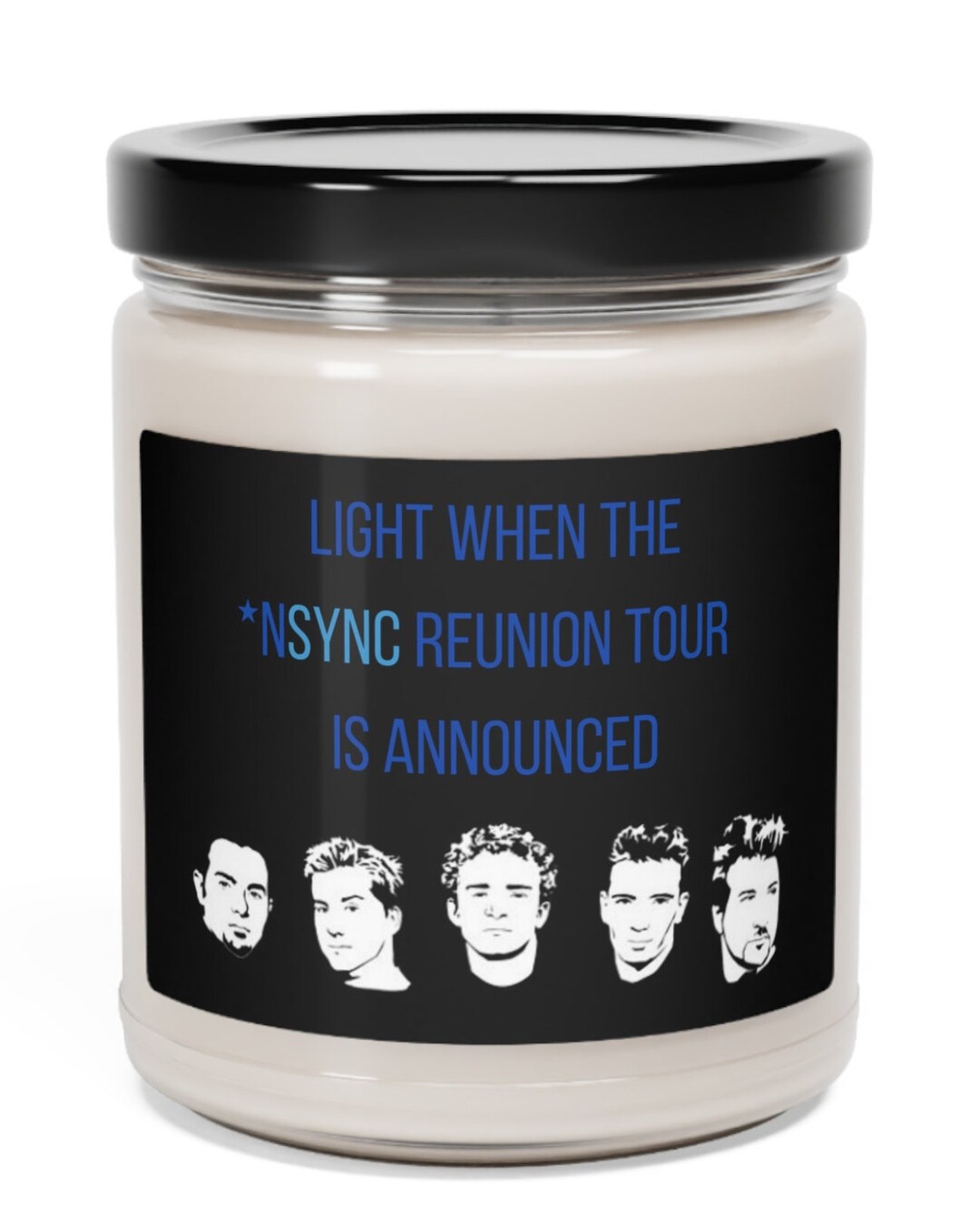 NSYNC Reunion Tour Scented Candle Funny Candle Gift 90s Etsy