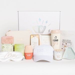 Cadeaux de fiançailles pour couple, coffret cadeau de fiançailles, cadeau de fiançailles, cadeau de fiançailles pour elle, cadeau fiançailles, coffret mariée