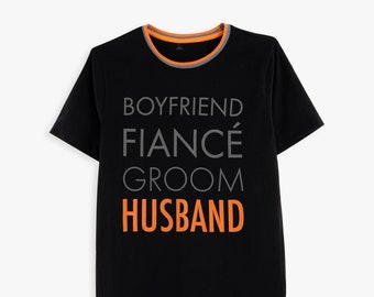 Groom T-Shirt, Boyfriend To Fiancé Shirt, Husband T-shirt, Groom Gift, Bachelor Party T-shirt, Groom To Be, Groom Engagement Gift, Bach gift