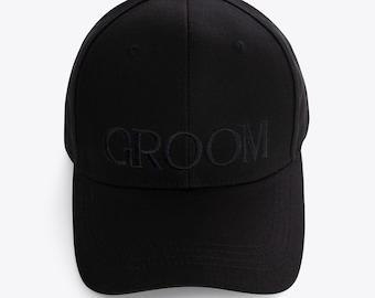 Groom Baseball Hat, Groom Embroidered Hat, Engagement Hat, Groom Baseball Cap, Cotton Adjustable Dad Hat, Groom Gift, Bachelor Gifts, Groom