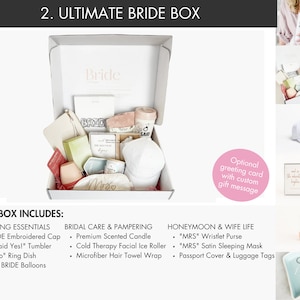 Engagement Gift Box, Engagement Gifts for Bride, Bridal Shower Gift, Bride Box, Engagement Party Gifts, Bride To Be Gift, Couple Engagement Ultimate Bride Box