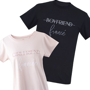 Matching Girlfriend to Fiancée Cotton Shirts - Engagement Gift