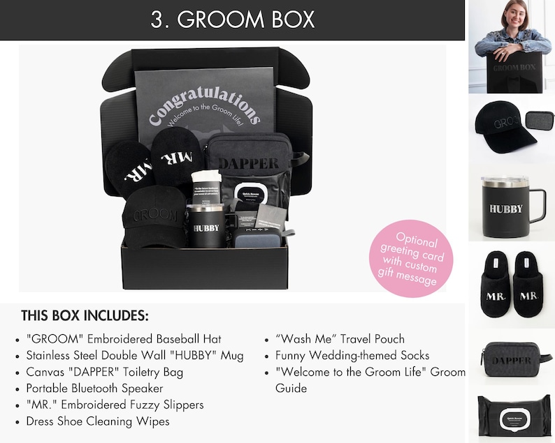 Engagement Gift Box, Engagement Gifts for Bride, Bridal Shower Gift, Bride Box, Engagement Party Gifts, Bride To Be Gift, Couple Engagement image 8