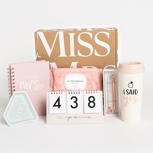 Engagement Gift Box, Engagement Gifts for Bride, Bridal Shower Gift, Bride Box, Engagement Party Gifts, Bride To Be Gift, Couple Engagement image 4