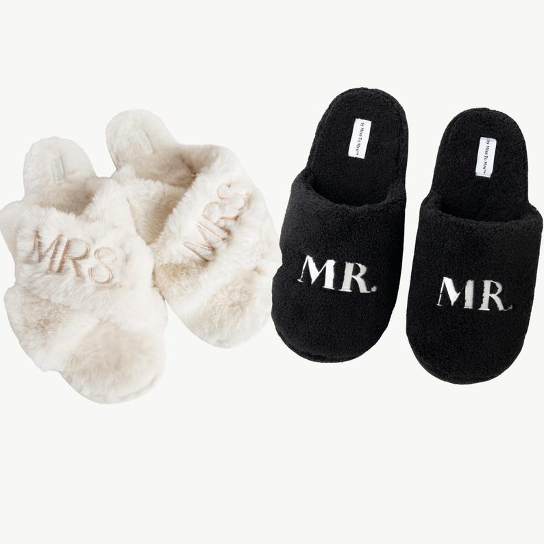 MRS Slippers and MR slippers, gift for couple