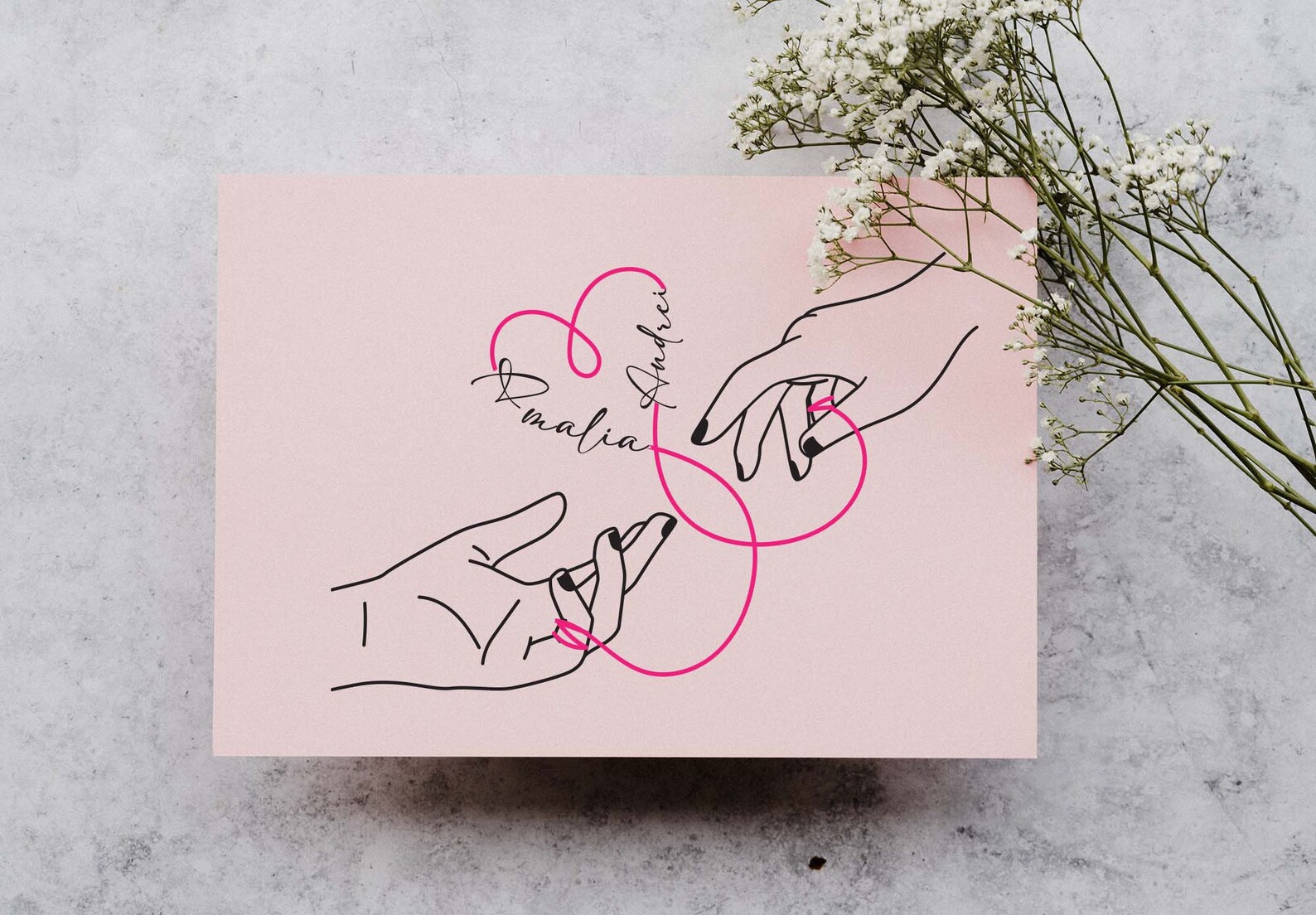 LOVE Sign Hands Design Svg, Customize With Your Own Text, Valentine SVG