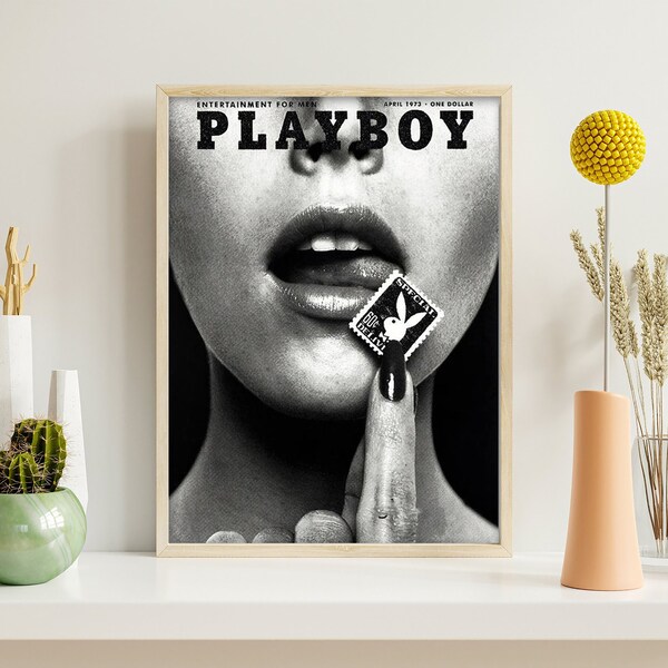 Playboy cover art print Etsy Österreich