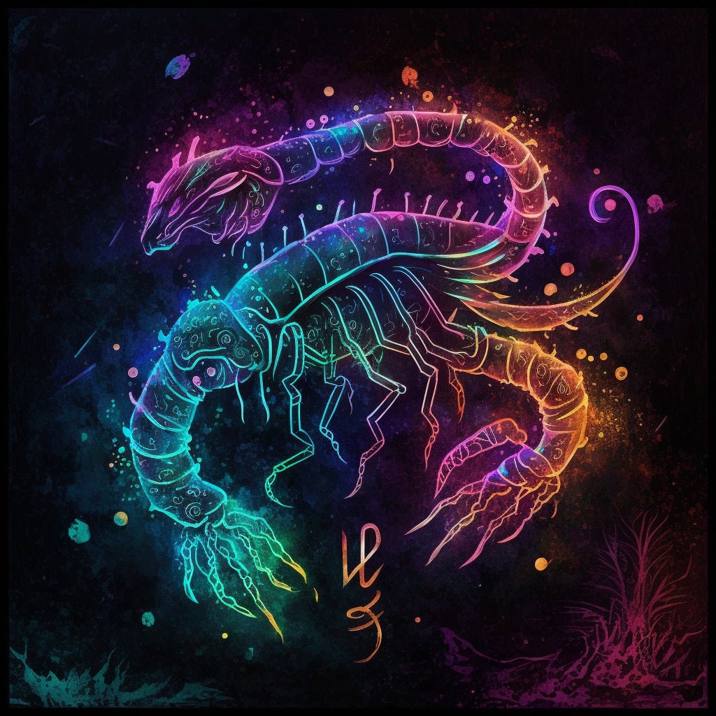 Beautiful Scorpio Illustration Images, Free Download Of Background And  Wallpaper | Pngtree