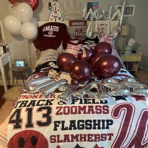 Custom College Blanket, Custom Graduation Blanket, Graduation Gift, College Blanket, Custom School Blanket, Dorm Blanket, Bed Party Blanket