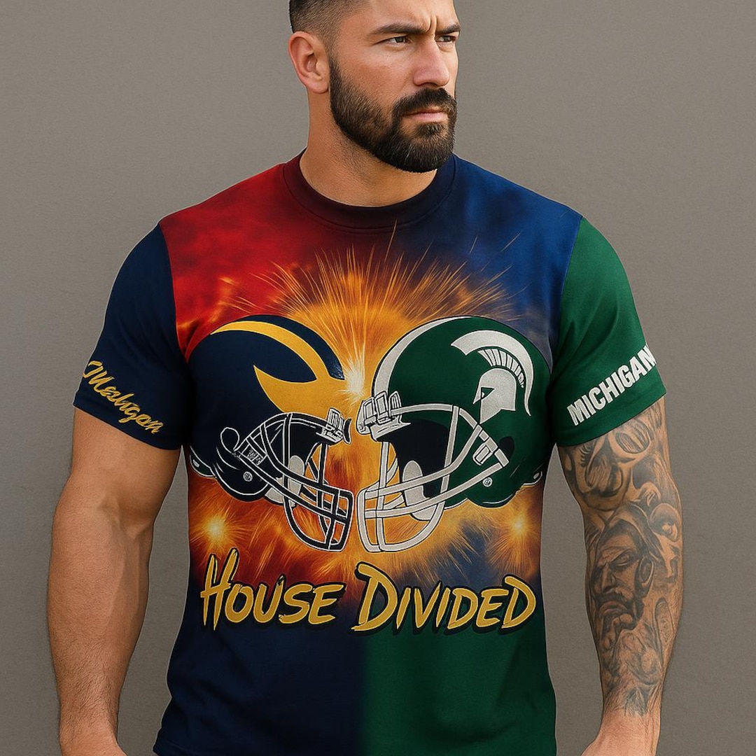 Custom Heart Divided Shirt, House Divided Football Jersey, House