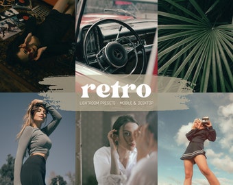 Retro Film Camera Preset, Lightroom Preset, Mobile & Desktop Presets, Aesthetic Presets, Lifestyle Preset, Minimal Preset, Vintage Preset