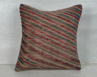 Turkish Kilim pillow,20x20 inch,50x50cm kilim pillow cover,home decor,decorative throw pillow,turkish kilim pillow,home decor,pillow No:7313