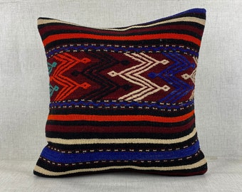Turkish Kilim pillow,20x20 inch,50x50cm kilim pillow cover,home decor,decorative throw pillow,turkish kilim pillow,home decor,pillow No:7173
