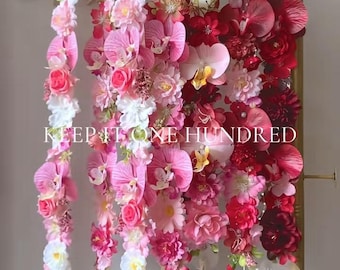 Handmade Floral Graduation Stole, Ribbon & Fabric Flower Lei, Custom Grad Sash, Senior Photo Prop, Unique Graduation Gift