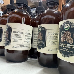 Bottles of our made up tincture