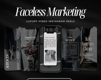 Faceless instagram video reels | Marketing instagram reels templates | Coach instagram reels | Social Media marketing reels templates