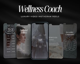 Wellness Coach Reels Instagram | Wellness-sjablonen | Sjabloon voor welzijnscoach | Holistische Coachpost | Holistische Coach Rollen | Wellness-rollen