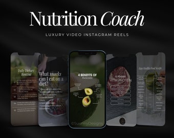 Nutrition Coach Instagram Reels | Health Coach Instagram Reels | Nutrition Expert  | Dietician Template | Wellness Coach Templates