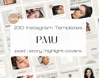 230 modelli Instagram di trucco permanente neutro / post Instagram PMU / modello Instagram artista PMU / modelli Instagram Microblading