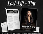 Lash Lift Training Editable Guide | Lash lift and tint Training Manual | Lash Lift Course Manual | Lash Instructor Manual Ebook | Lash tint