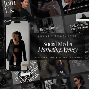 Social Media Marketing Agency Templates | Social Media Coach Template | Social Media Manager Social Media Posts | Digital Marketing Template