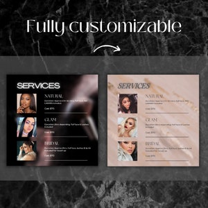 100 Makeup Artist Instagram Templates | MUA Templates | Makeup ...