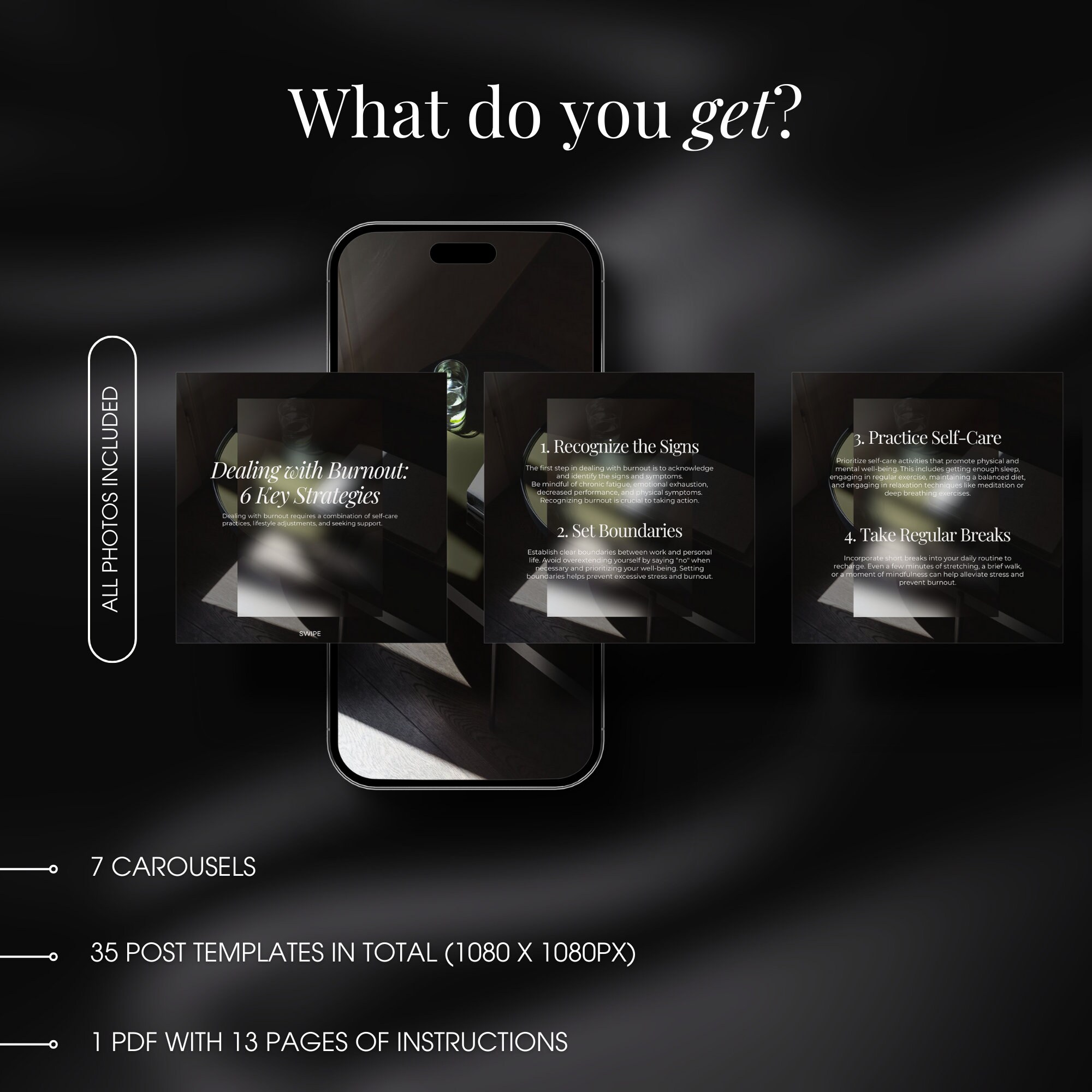 Mental Health Instagram Carousel | Therapist Templates | Psychologist ...
