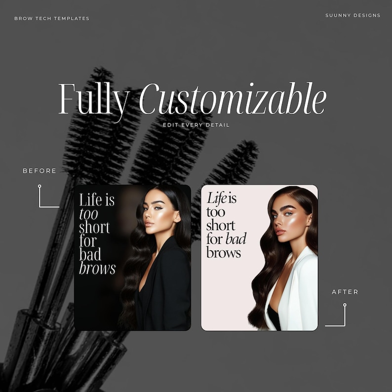 Brow Tech Instagram Templates | Brow Lamination Instagram templates | Brows Templates | Brow Artist Instagram Posts | Lash Lifting Posts image 4