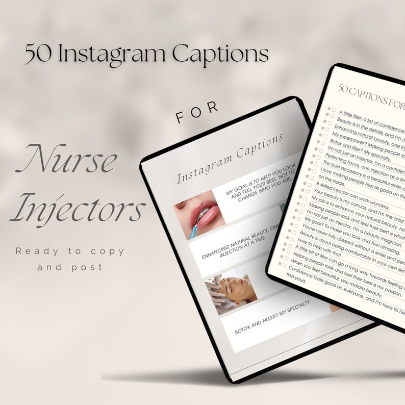50 Nurse Injector Instagram Captions Botox Instagram Etsy