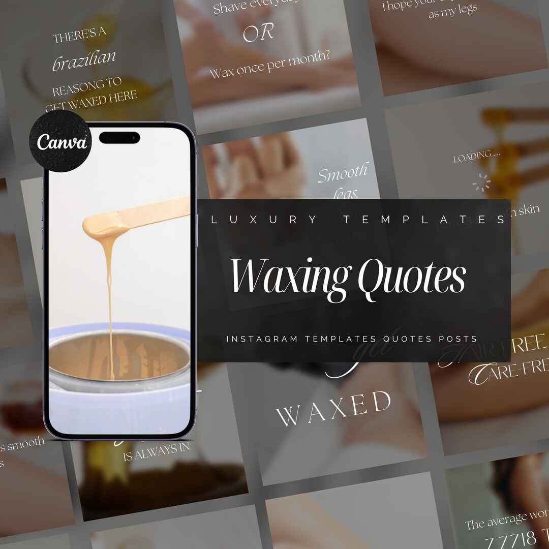 50 Waxing Quotes Instagram Templates Hair Removal Instagram Posts