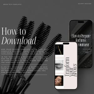 Brow Tech Instagram Templates | Brow Lamination Instagram templates | Brows Templates | Brow Artist Instagram Posts | Lash Lifting Posts image 7