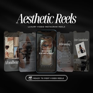 Aesthetic Instagram Video Reels | Marketing instagram reels templates | Coach Video Reels | Social media marketing reels | Engagement Reels