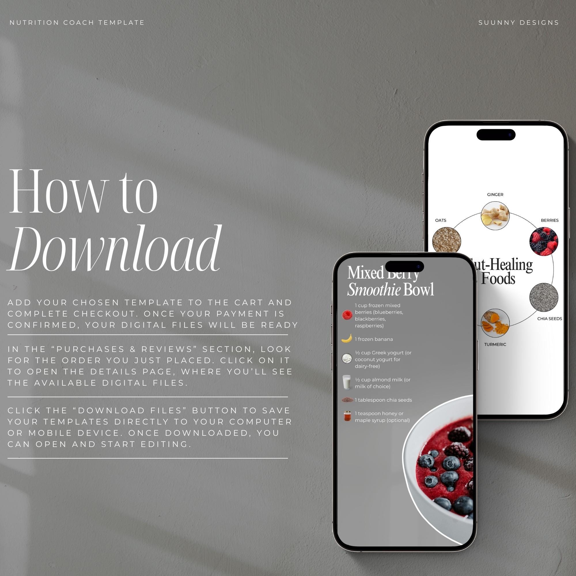 Nutrition Coach Instagram Templates | Health Coach Instagram Templates ...